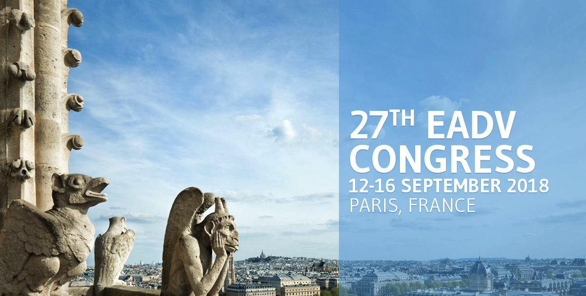 Bolsas de estudo para dermatologistas no 27º Congresso da EADV, em